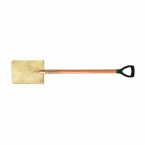 HT-A-920-1A1-02A Non Sparking Edging Spade 54-3/4" Wooden Handle Al-Cu