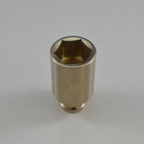 HT-A-991-04P-40A Non Sparking Socket 1" 6PT IMPACT DEEP  1/2" Drive Al-Cu