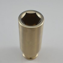 HT-A-999-07P-40A Non Sparking Socket 1" 6PT IMPACT X-DEEP 3/4" Dr Al-Cu
