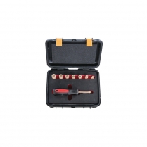 HT-B-900-SAE-B0B Non Sparking Socket Set 1/4" Drive SAE Inch 12 Piece Be-Cu