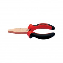 HT-B-925-010-02B Non Sparking Flat Nose Pliers 6" Be-Cu