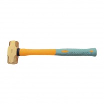 HT-C-821-01A-04R Non Sparking Sledge Hammer 2 lbs 350 mm Length BRASS
