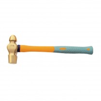 HT-C-821-05A-02R Non Sparking Ball Peen Hammer 0.5 lbs BRASS