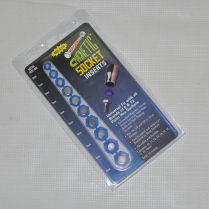 BR-200B 10 PC METRIC MAGNETIC SOCKET INSERT BLUE