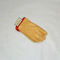 GL-G108 M DRIVING GLOVE COW HIDE w/PULL TAPE  MED PER DOZ
