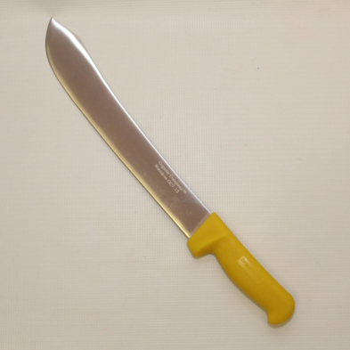 KN-OC007 12Y 12" BUTCHER/FOOD PROCESSING S/S Yellow Hndl