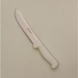 KN-OC007 6W 6" BUTCHER/FOOD PROC S/S White Hndl