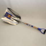 SC-ASW12 D #12 ALUM SCOOP WOOD D HANDLE