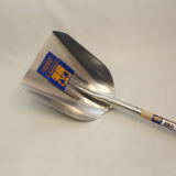 SC-ASW14 L #14 ALUM SCOOP 48" WOOD HANDLE