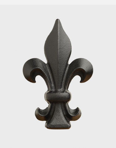 F11 FLEUR DE LIS FINIAL GASLIGHT