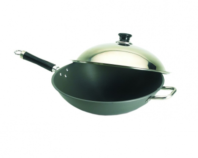 FM3572 FIREMAGIC WOK, 15" ANODIZED ALUMINUM