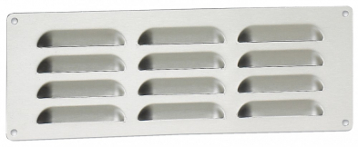 FM551001 FM VENTING PANEL,LOUVERED SS  5" X 14"