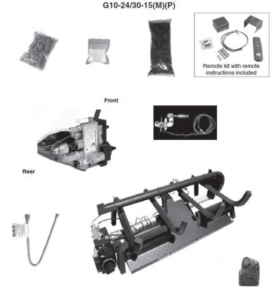 G10243015 24/30"  BURNER SYSTEM WITH VARIABLE REMOTE