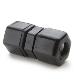 P10UC10 UNION COUPLING PLASTIC, 5/8 X 5/8