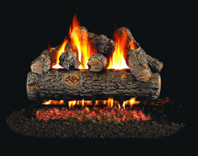 RDP30 30" GOLDEN OAK DESIGNER PLUS LOGS ONLY