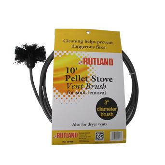 RP17410 4" PELLET STOVE BRUSH W/FLEXIBLE HANDLE (4)