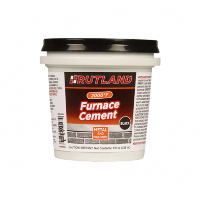 RP64A BLACK FURNACE CEMENT (1/2 PT) (12)