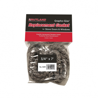 RP92W WOODSTOVE GASKET 84" ROPE X 3/4" (12)