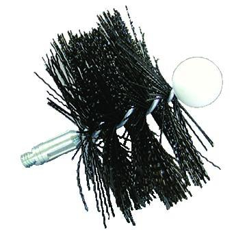 RPPS3 3" RND PELLET STOVE BRUSH 1/4-20 THREAD (4)