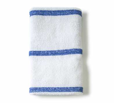 BSR30X60BLUEST Three Blue Stripe Pool Towel