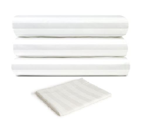  Golden Suite T-250 Sheets White/White Stripe