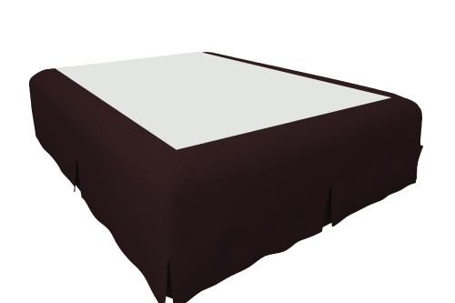  Golden Weave Bedskirts - Espresso (Overstock)