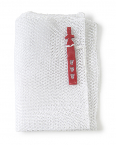 HSK18X30-CH-530RC-WHT #CH-530RC 18x30 Mesh Bag,White w/Name Tag, Heavyweight