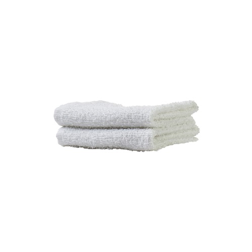 Case Of 288 Cotton Terry Towels - 14x17 Inch, White, Machine Washable