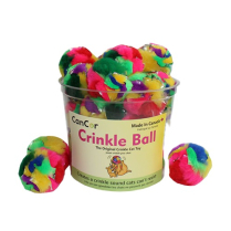 CANCOR #400 Cat Toy Crinkleball JUG 24ct