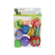 MULTIPET Toy CAT Hungry Caterpillar Value Pack 10pk