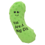 MULTIPET Toy Plush Pickle with Saying on Body 8"