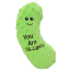MULTIPET Toy Plush Pickle with Saying on Body 8"