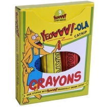 DW Crayons (assorted) Yeowww!-ola Catnip Toy 3-PACK (6)