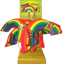 DW DISPLAY Rainbow 12ct w/Stand Yeowww! Catnip Toy