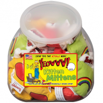 DW JUG of Kitten Mittens (assorted) Catnip Toys 30ct (1)