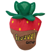 DW Strawberry ChocolateDip Yeowww! Catnip Toy SINGLE (12)