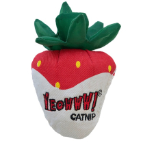 DW Strawberry White Dip Yeowww! Catnip Toy SINGLE (12)