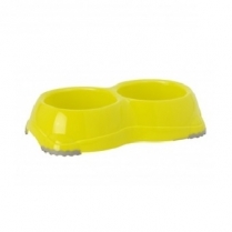 MOD DBL SMARTY SM Bowl No-Slip 2x11oz Lemon H106-0329*