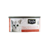 KIT CAT WET Chicken & Salmon Toppers 24x80g