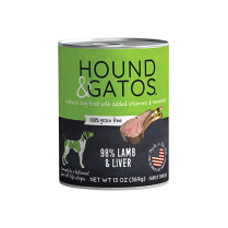 HOUND & GATOS DOG Lamb Recipe 12x13oz