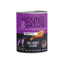 HOUND & GATOS DOG Turkey Recipe 12x13oz