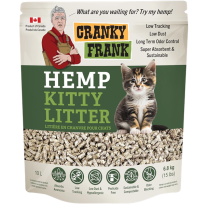 CAG Cranky Frank Hemp Kitty litter 10L/15lb NEW