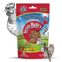 BBP CAT Chicken Heart Chops 20g SINGLES (12)