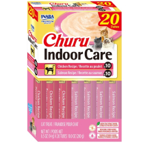 INA Churu Puree Indoor Care Ckn&Salm Var BOX 20pk 10oz (16)