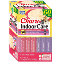 INA Churu Indoor Care Ckn&Seafood Var BOX 60pk 30oz (8) NEW