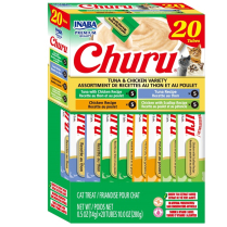 INA Churu Puree Tuna & Ckn Var BOX 20pk 10oz (16) NEW