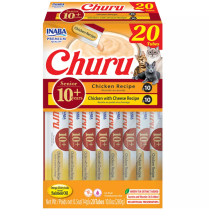 INA Churu Senior 10+ Ckn Variety 20pk BOX 10oz (16) NEW