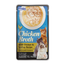 INA Chicken Broth w/ Ckn & Scallop CARTON 8x1.76oz (6)*