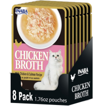 INA Chicken Broth w/ Ckn & Salmon CARTON 8x1.76oz (6) R44726