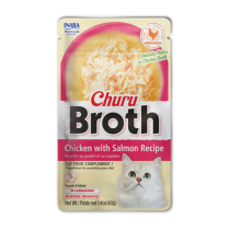 INA Churu Broth Chicken w/ Salmon CARTON 12x1.4oz (2)